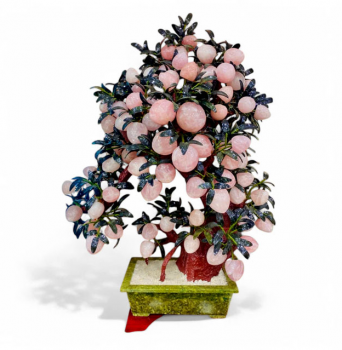 Đào thạch anh hồng 88 quả